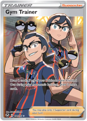 Gym Trainer - 191/195 - Full Art Ultra Rare - Silver Tempest