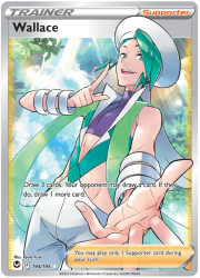 Wallace - 194/195 - Full Art Ultra Rare - Silver Tempest
