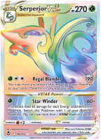 Serperior VSTAR - 196/195 - Hyper Rare - Silver Tempest