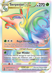 Serperior VSTAR - 196/195 - Hyper Rare - Silver Tempest