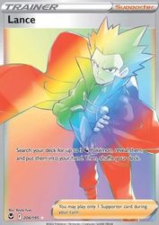 Lance - 206/195 - Hyper Rare - Silver Tempest