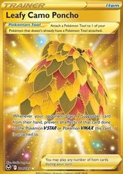Leafy Camo Poncho - 214/195 - Secret Rare - Silver Tempest
