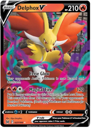 Delphox V - 027/196 - Ultra Rare - Lost Origin