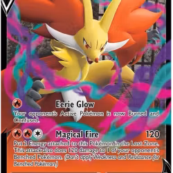 Delphox V - 027/196 - Ultra Rare - Lost Origin