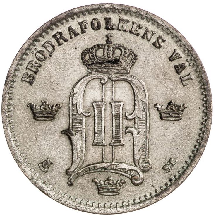 10 öre Oscar II