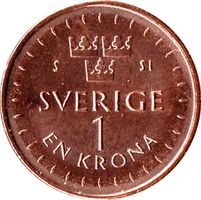 1 kr Carl XVI Gustaf 2015-16