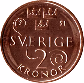 2 kr Carl XVI Gustaf 2015-20