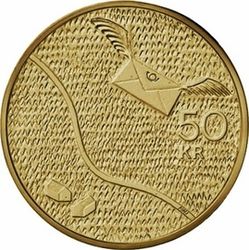 50 Kr Carl XVI Gustaf - Första Frimärket 2005