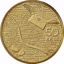 50 Kr Carl XVI Gustaf - Första Frimärket 2005