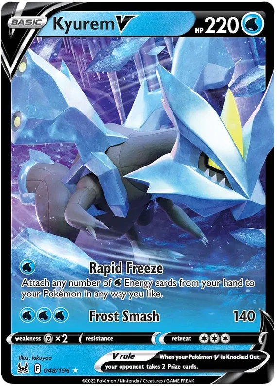 Kyurem V - 048/196 - Ultra Rare - Lost Origin