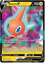 Rotom V - 058/196 - Ultra Rare - Lost Origin