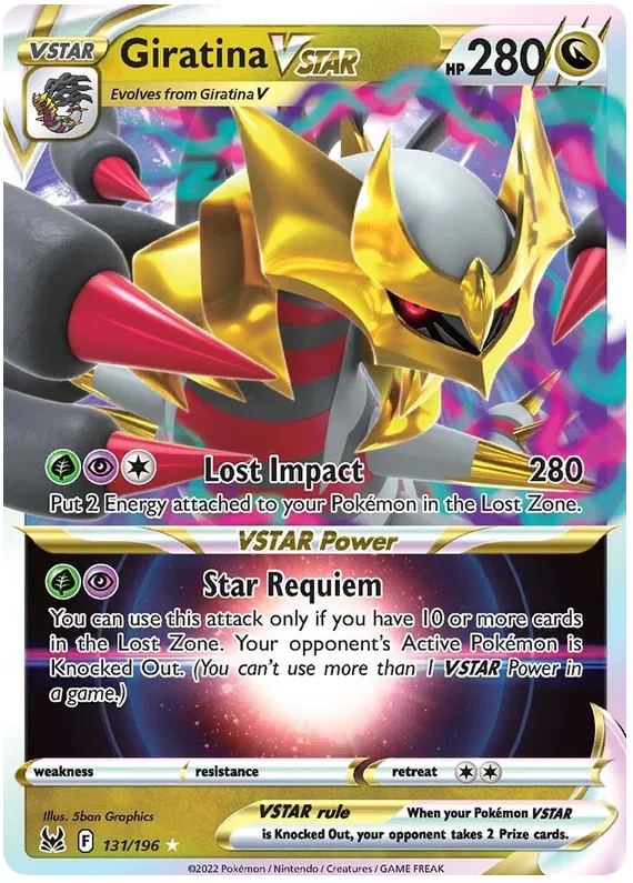 Giratina VSTAR - 131/196 - Ultra Rare - Lost Origin
