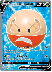 Hisuian Electrode V - 172/196 - Full Art Ultra Rare - Lost Origin