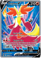 Delphox V - 173/196 - Full Art Ultra Rare - Lost Origin