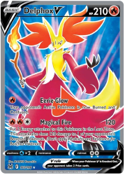 Delphox V - 173/196 - Full Art Ultra Rare - Lost Origin