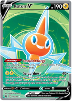 Rotom V - 176/196 - Full Art Ultra Rare - Lost Origin