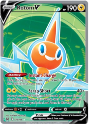 Rotom V - 176/196 - Full Art Ultra Rare - Lost Origin