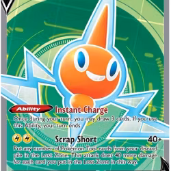 Rotom V - 176/196 - Full Art Ultra Rare - Lost Origin