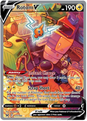 Rotom V - 177/196 - Alternate Art Ultra Rare - Lost Origin
