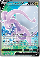 Hisuian Goodra V - 187/196 - Full Art Ultra Rare - Lost Origin