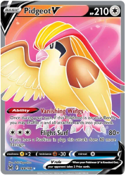 Pidgeot V - 188/196 - Full Art Ultra Rare - Lost Origin