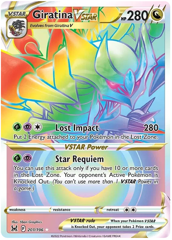 Giratina VSTAR - 201/196 - Hyper Rare - Lost Origin
