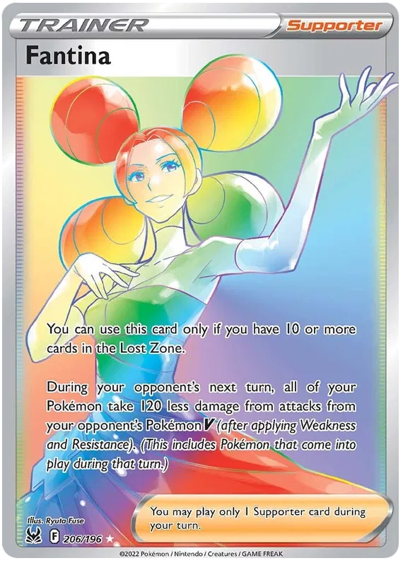 Fantina - 206/196 - Hyper Rare - Lost Origin