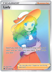 Lady - 208/196 - Hyper Rare - Lost Origin
