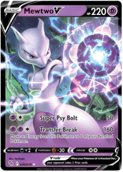 Mewtwo V - 030/078 - Ultra Rare - Pokemon Go