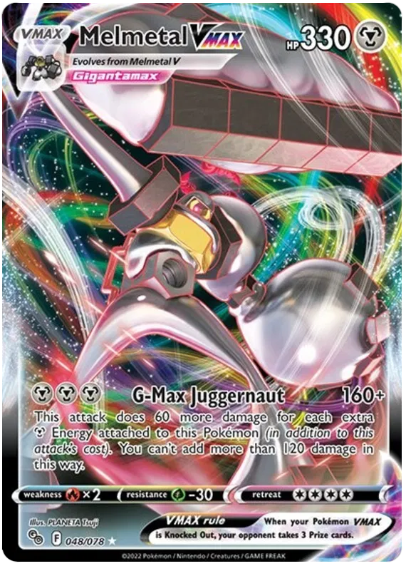 Melmetal VMAX - 048/078 - Ultra Rare - Pokemon Go