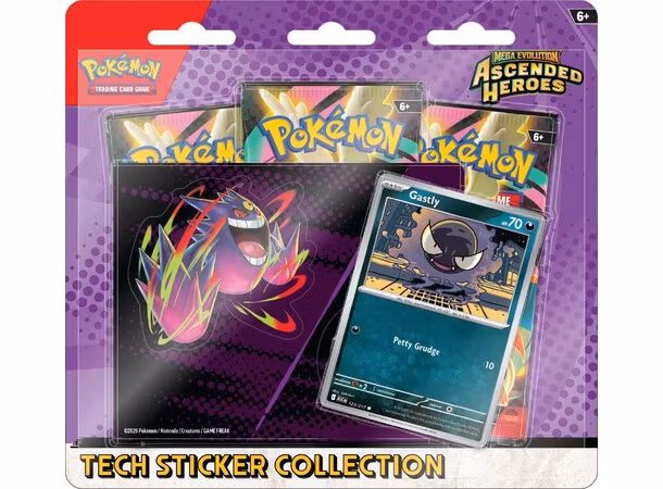 Pokémon Mega Evolution: Ascended Heroes Tech Sticker Collection #2