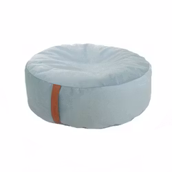 Sittpuff mjuk ljusblå (aqua)