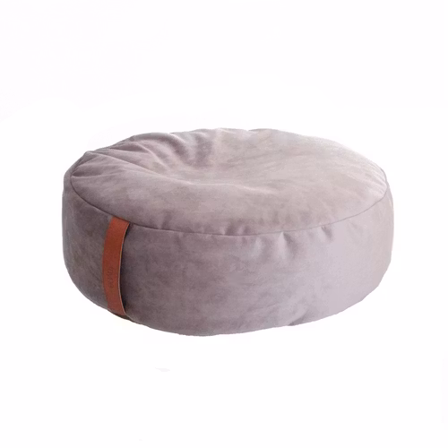 Sittpuff mjuk beige/brun (frappe)