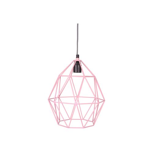 Wire lampa rosa
