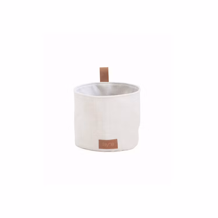 Säck liten melange vit/beige