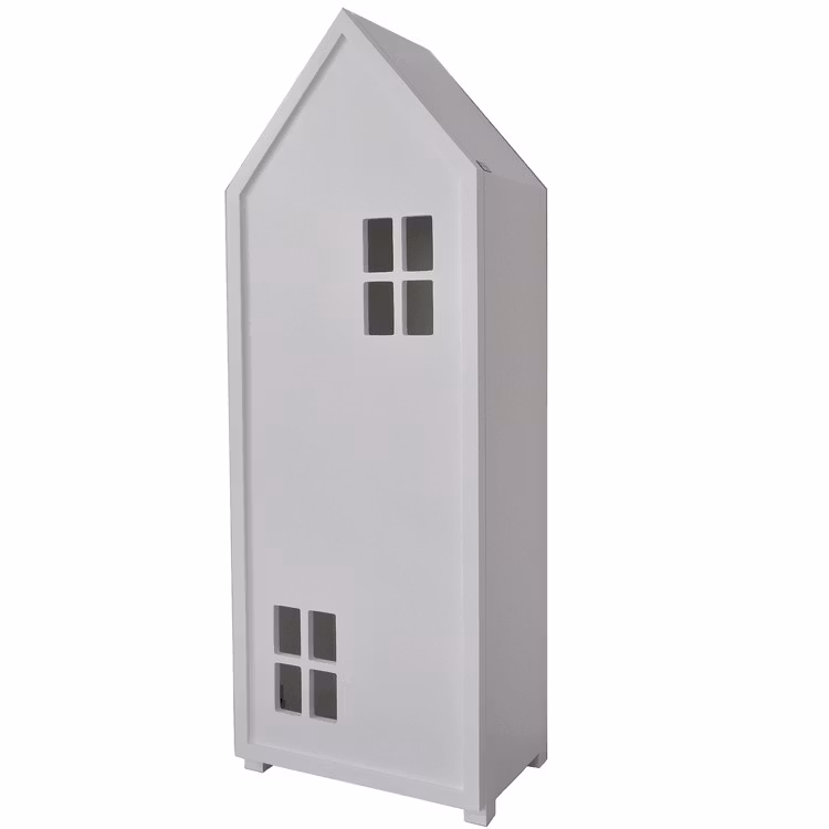 Mini city bokhylla med dörr vit