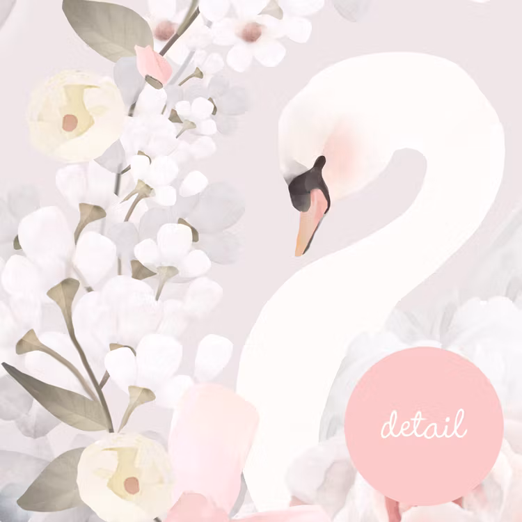 Swan Garden Floral