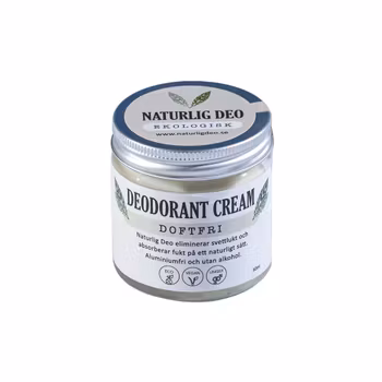 Naturlig Deo- Ekologisk deodorant cream Doftfri, 60 ml
