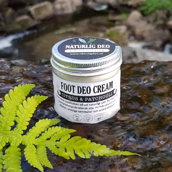 Naturlig Deo- Ekologisk FOOT DEO Cream Citrus & Patchouli, 60 ml