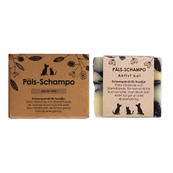 Päls-schampo husdjurstvål, Aktivt kol -ingen tillsatt doft