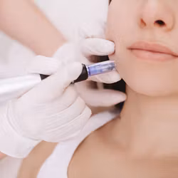 Microneedling ansikte, hals och dekolletage