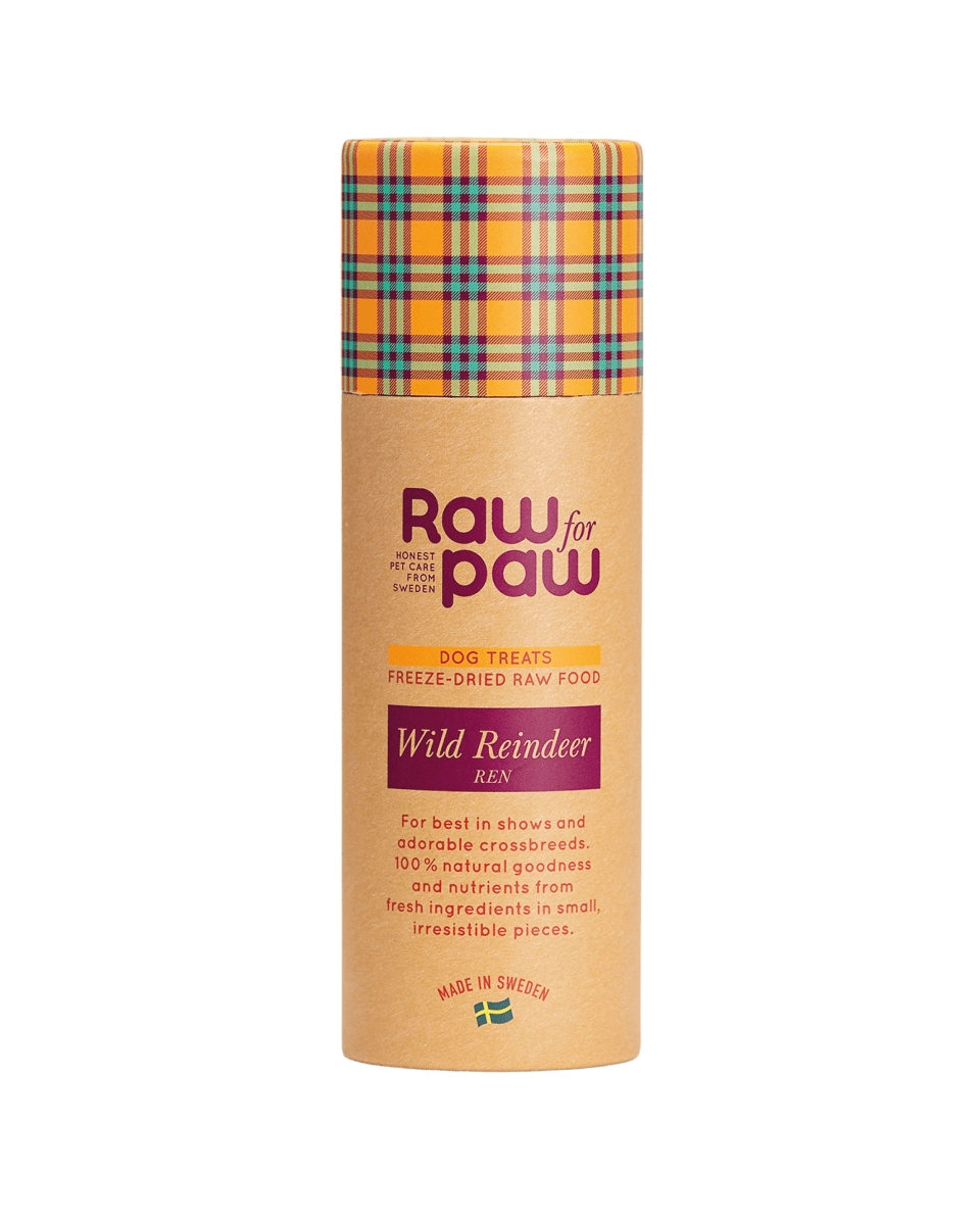 Raw for Paw Wild Reindeer 45g Hundgodis