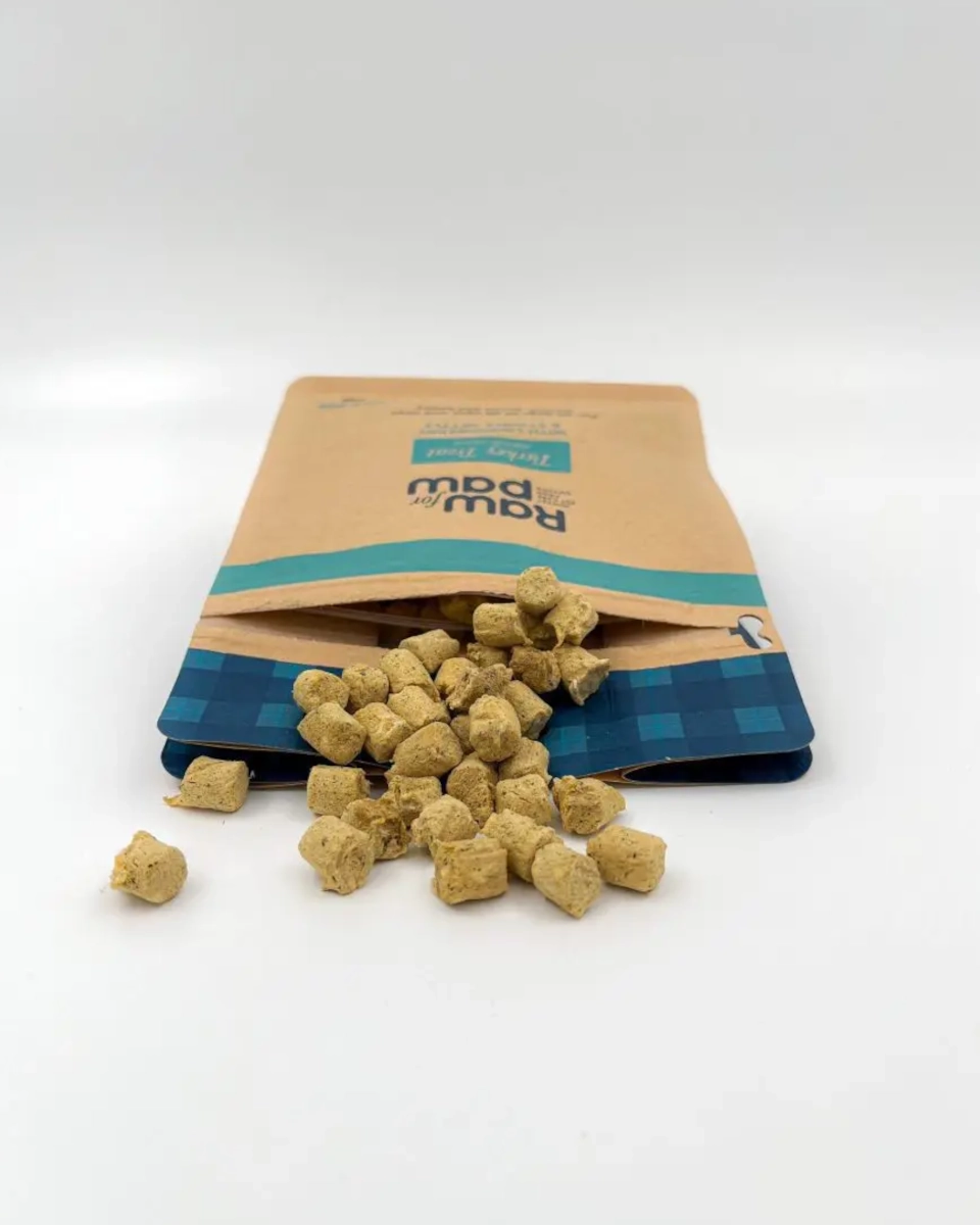 Raw for Paw Turkey Treat 50g Hundgodis