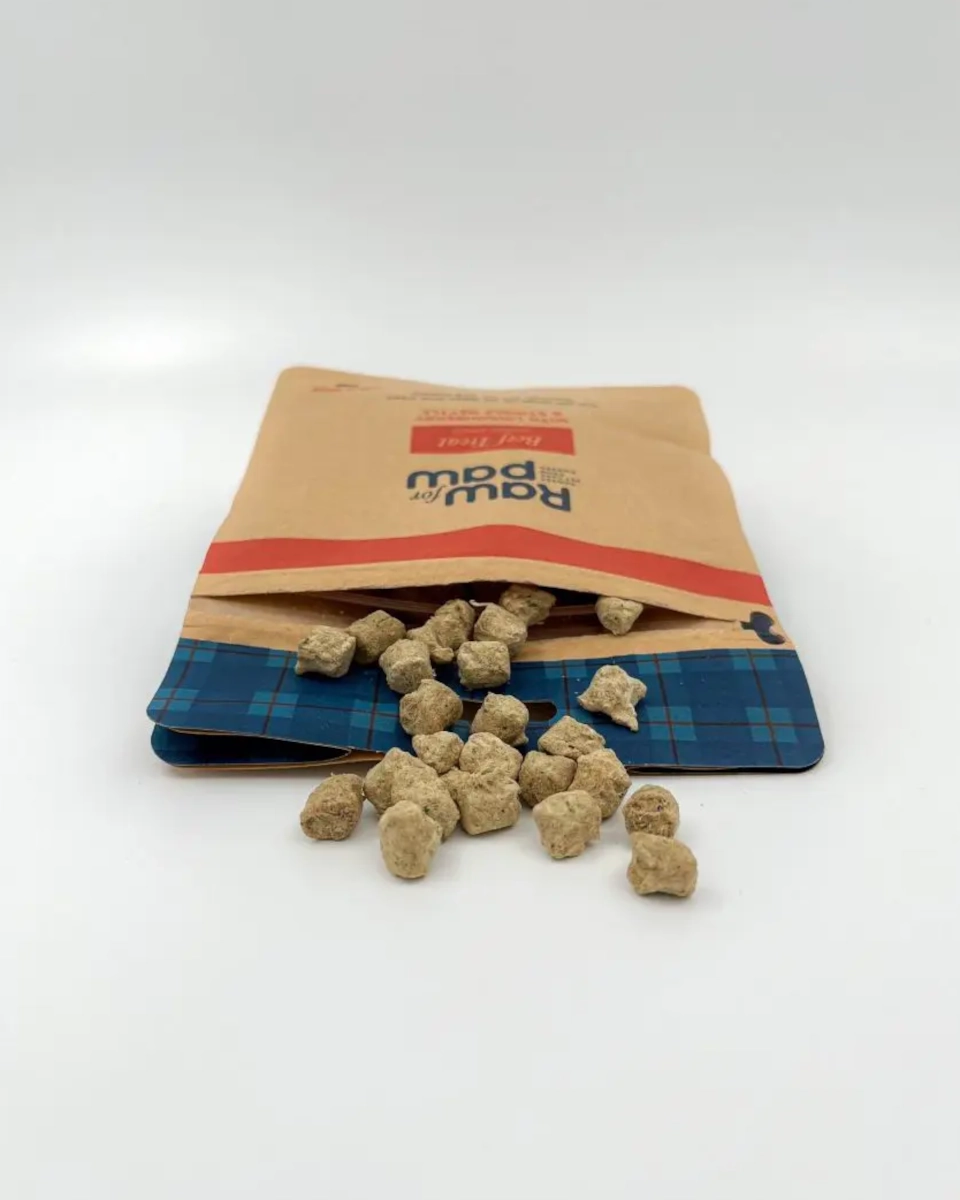 Raw for Paw Beef Treat 50g Hundgodis