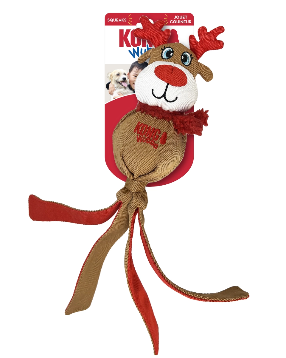 KONG Holiday Wubba Ren L