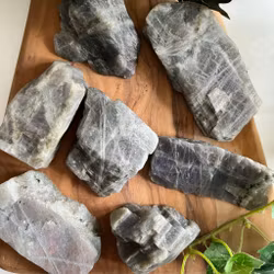 Labradorit skivor lila/rosa