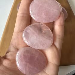Rosenkvarts touchstone platta