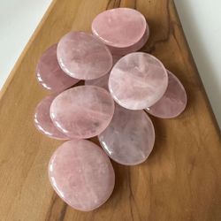 Rosenkvarts touchstone platta