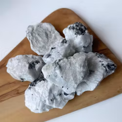 Regnbågsmånsten rå - stor