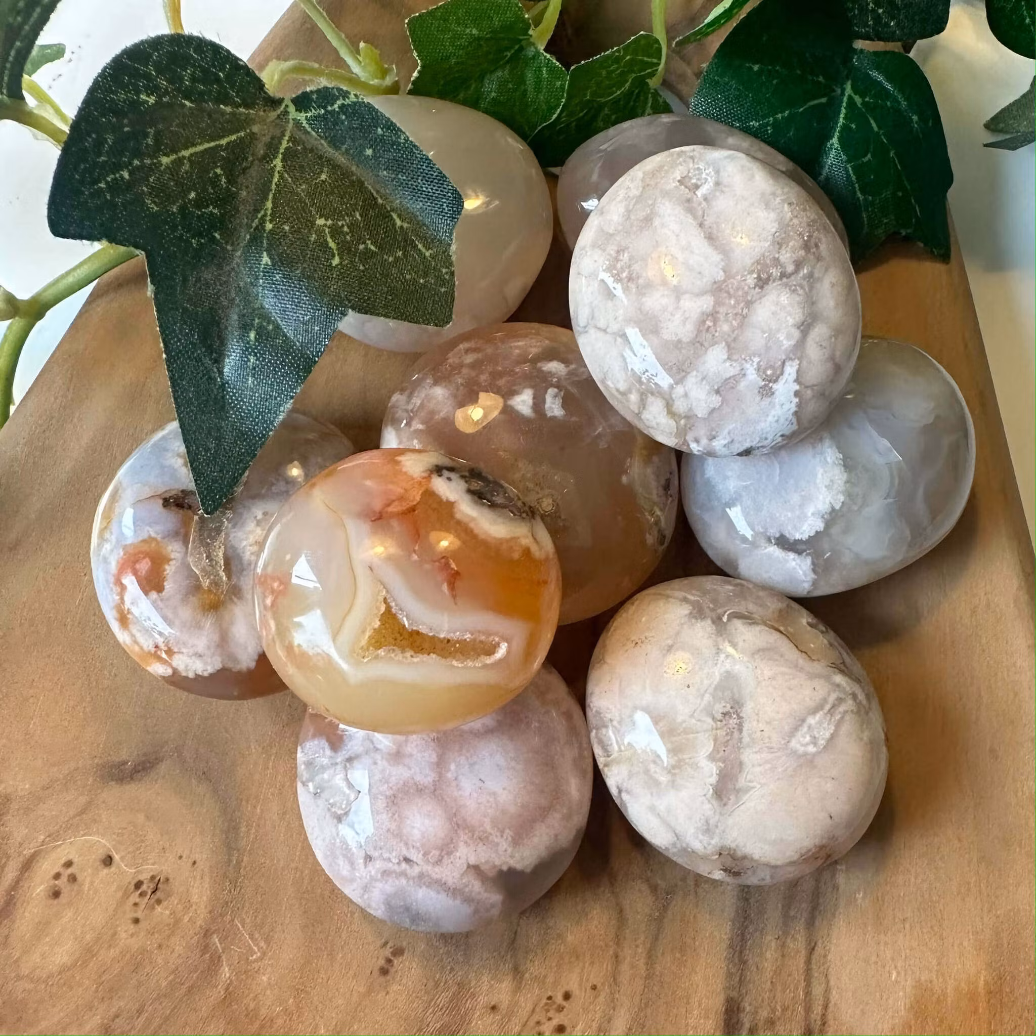 Blomsteragat - palmstone liten